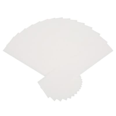 15 Pièces Sac Fibre Poignée de Golf Grip de Club Antidérapant Absorption d'Humidité Ruban Adhésif Double Face white