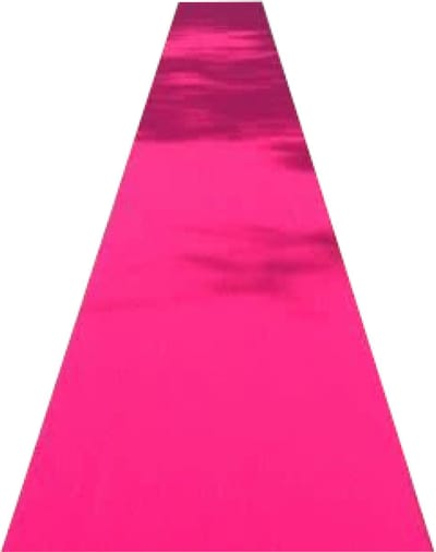 Roze loper - 4,5m x 50cm