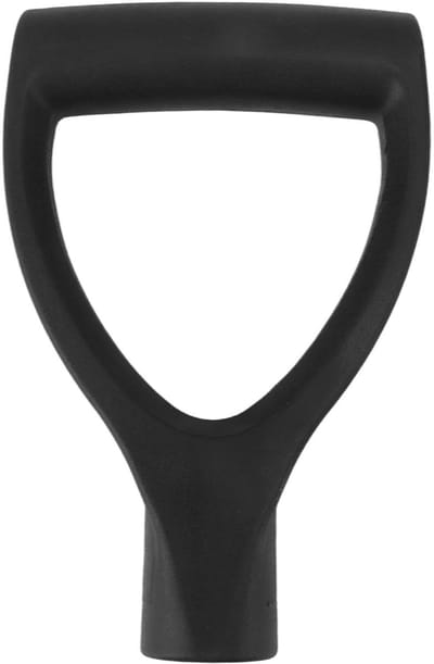 Dailygoods- Sneeuwschep D-handgreep - Kunststof Schep - Handbescherming - Lichtgewicht - 32 mm Binnendiameter - Afmetingen 18,5 x 11,5 cm - Tuinschep