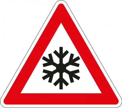 Sneeuw bord - kunststof - J36 300 mm