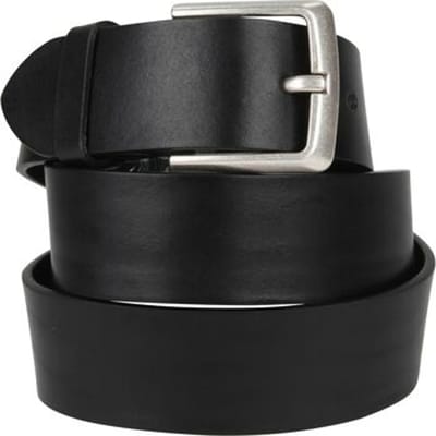 Suitable Riem Leer Zwart - Maat 95 - Heren leren broekriem / broeksriem - Ceintuur