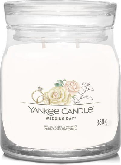 Yankee Candle - Wedding Day Medium Geurkaars - 50 branduren - 2 lonten