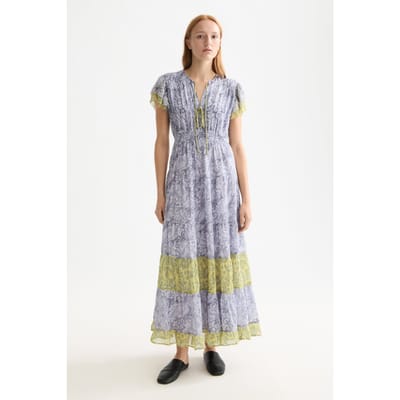 Scotch & Soda Gathered Maxi Dress Dancer Lavender Taglia: 34 | Maxi abiti Outlet | Donna