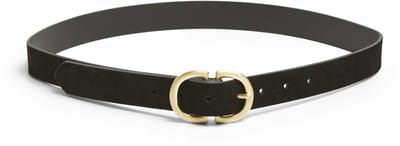 Pieces Kledingriem Pcjuva Suede Jeans Belt Noos 17102275 Black/w Brushed