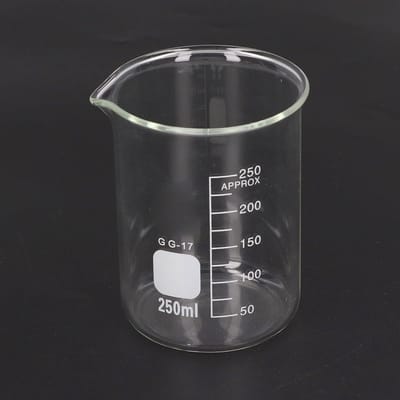 Dailygoods- Bekerset 10 Stuks - Borosilicaatglas - Gegradueerd - Maatbeker 250ml - Laboratorium - Thuisgebruik