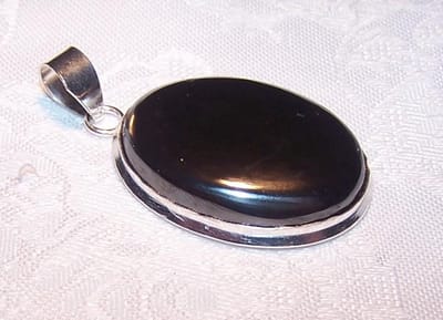 Zilverkleurige Hematiet Hanger