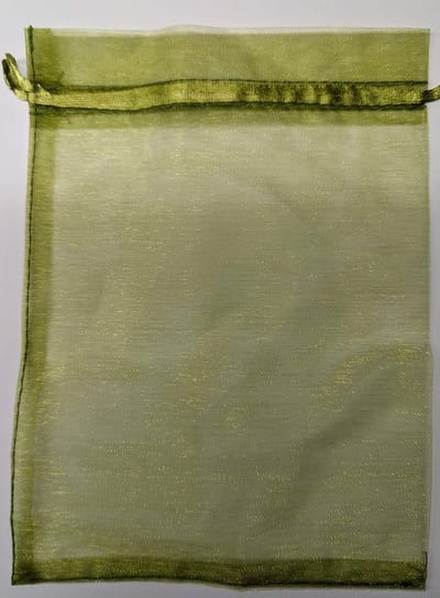 Organza zakjes - Mooi - 13 x 18 cm - 12 stuks – Prachtig – Delicaat – Snoep – Sieraden – Kleine cadeautjes – Decoratie – Feesten – Geschenkjes – GROENTE - Cadeauverpakking R 13x18
