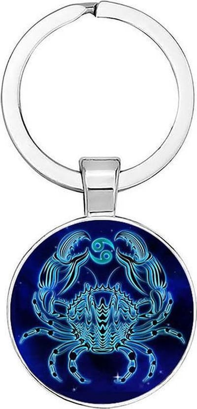 Akyol - kreeft Sleutelhanger - Kreeft - degene met kreeft als sterrenbeeld - kreeft - sterrenbeeld - horoscoop - 2,5 x 2,5 CM