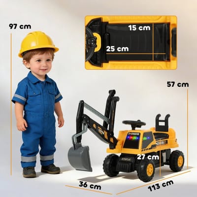 Kinder Graafmachine - Rijdbaar - 1,5-3 Jaar