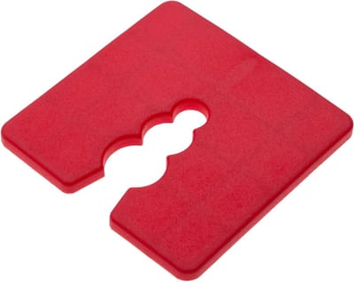 Afstandshouders Pakket - Shim Plaatjes - Meubels Stellen - Kleurgecodeerd 7 Diktes - 50x50x2-15mm - Rood