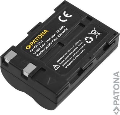 Patona Nikon EN-EL3 accu voor Nikon D50 D70 D100 SLR SD9