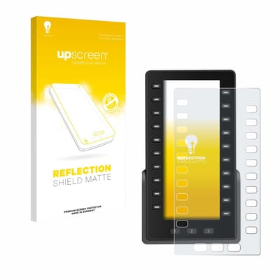 upscreen - Screenprotector voor Snom D8C Uitbreidingsmodule - Folie Beschermfolie anti glare matte