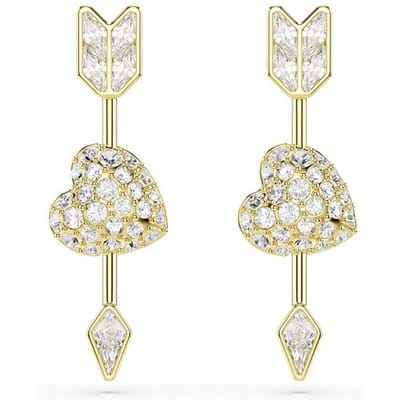 Swarovski Idyllia Dames Oorbellen Metaal - Goud