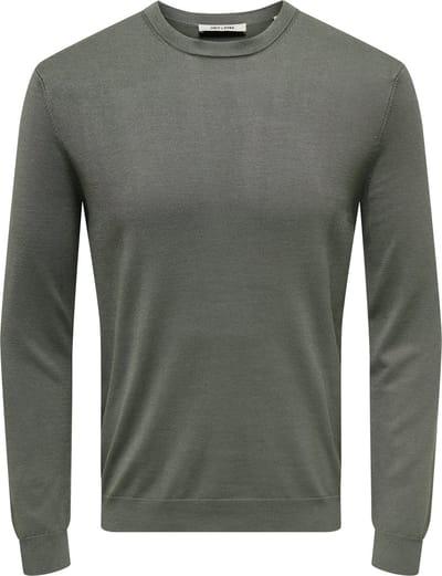ONLY&SONS - ONSWYLER LIFE REG 14 LS CREW KNIT NOOS - Heren - Gebreide truien
