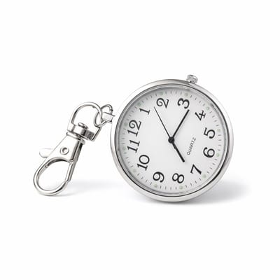 Zakhorloge - Zilver - Quartz - Draagbaar - Verpleegkundige - Sleutelbos/Hanger - Mannen/Dames