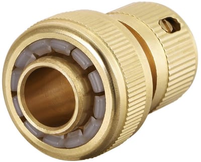 Allecto - Messing Connect Snelle Adapter - Slang Water Kraan Fittingen - 3/4" Formaat - Eenvoudig en Lekvrij - Geschikt voor Tuin en Huishouden - 1...