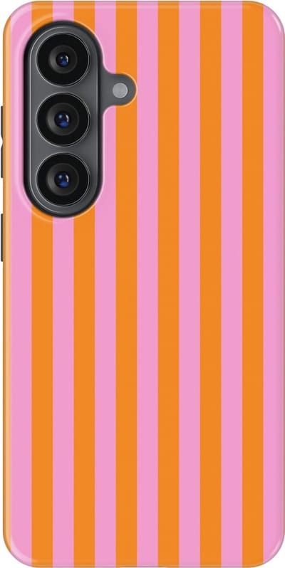 DripCase Gestreept Hoesje Samsung Galaxy S26 | Backcover met Mag | Stripes Motief | Trendy Case Samsung Galaxy S26 met Strepen Bubble Beam