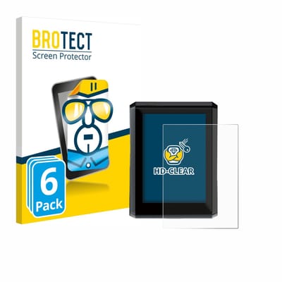 BROTECT - Screenprotector voor Shimano SC-EN610 - Folie Beschermfolie transparant 6 Stuks