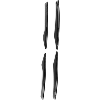 4 stuks Sierlijsten voor Mistlampen voor Vervanging voor Mercedes Benz E-Klasse W213 E200 E300 2021 Stijl koolstofvezel black