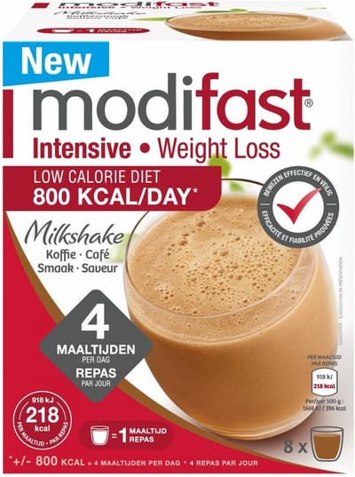 Modifast Weight Control Milkshake Koffie - 8 x 8 x 55 gr - Voordeelverpakking