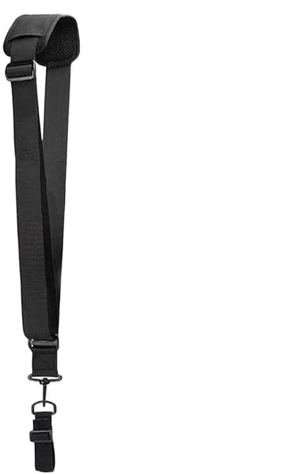 Schouderband Tuingereedschap - Draagkussen Harnas - Comfortabel Werken - Gelijkmatige Gewichtsverdeling - 80-128 cm - Zwart