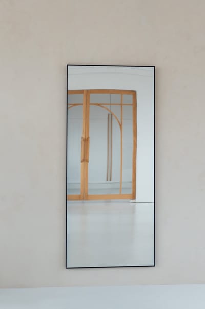 Nordic Style® Rechthoekige spiegel 180x80cm - Zwart - Scandinavische Spiegels - Vierkant - Pas spiegel - Staande spiegel - Kleedkamer spiegel - Pas