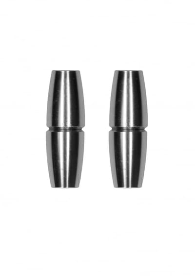Ouch - Magnetische Tepelklemmen sensuele cilinder - Zilver