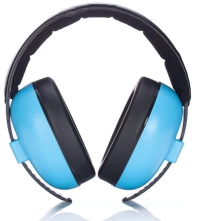 Allecto - Kinderoordoppen - Gehoorbescherming - Veiligheid voor baby's en kinderen - Blauw - Geluiddemping - Comfortabel en ademend - Geschikt voo