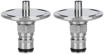 Dailygoods - Rvs Homebrew Vaatje - Tri-Clamp Adapter - Duurzaam en Corrosiebestendig - 1.5 Inch - Brouwen Accessoires - Voedselveilig - Voor Thuisbrou...