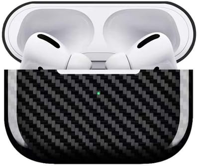 Dailygoody - Ultradunne hoes - Carbon case - Krasbestendig - Zwart - Bescherming - Ideaal voor AirPods Pro - Stijlvol ontwerp