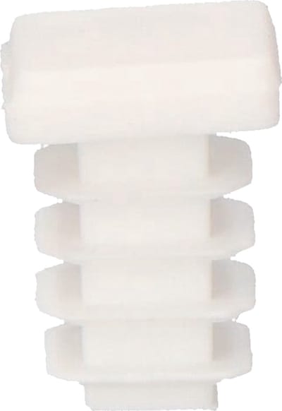 Insteekdop Stoel en Tafel - Stoelpootdop Insteek - Vierkant - 12x12mm - Wit