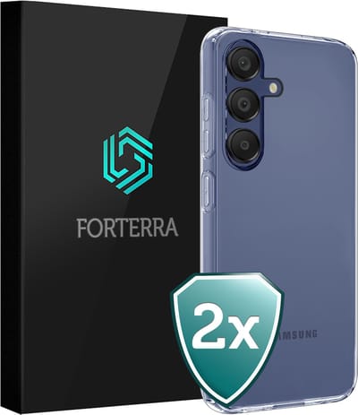 Hoesje 2 Stuks - Geschikt voor Samsung Galaxy A16 - Sterk & Shockproof - Back Cover - Case Siliconen - Telefoon Hoes - Transparant