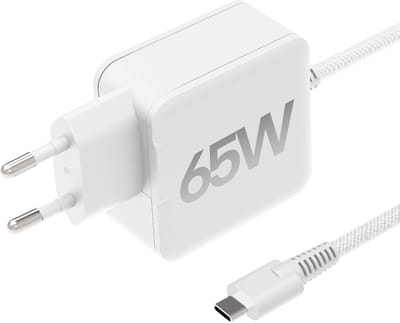 65W USB C Snellader - 1.8 Meter - Oplaadstekker - Geschikt voor Laptop, Samsung & iPhone - Oplader met USB-C Kabel