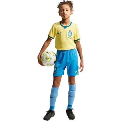 Nike Brasilie Kinder Wedstrijdshort Io2233-435 - Kleur Blauw - Maat 147/158