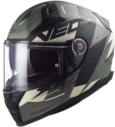 LS2 Ff811 Vector II Absolute M. Zwart Zilver Integraalhelm - Helm