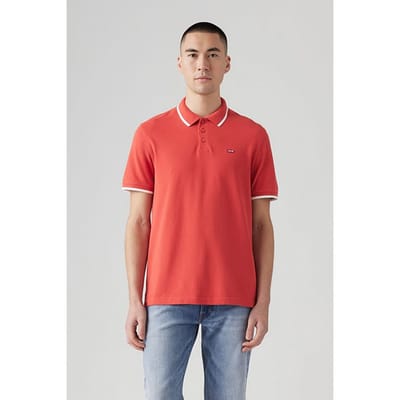 Levi's Levis Polo Shirt Red Maat: S | Poloshirts Outlet | Heren | Rood