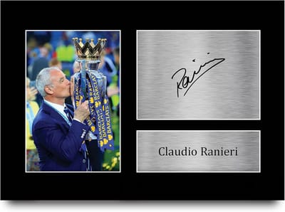Gedrukte Gesigneerde A4 Foto Voetbalheld - Cadeau voor Fans en Supporters