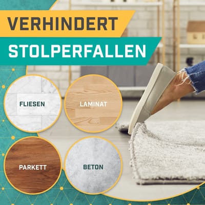 Dailygoods- Antislipmat 200 x 80 cm - Tapijtstopper - Antislip ondertapijt - Antislip onderlegger - Slipbescherming - Wasbaar en herbruikbaar - Vloerkleedonderlegger