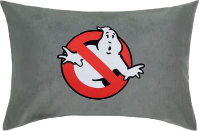 Ghostbusters Cushion with Cover & Motif 40 x 60 cm 80 Fan Items for Film Geisterjäger Spooster Living Room Decorative Cushion with Filling Throw Pillow Grey Gift Bench Cushion / Bench Cushion Large Upholstered Cover