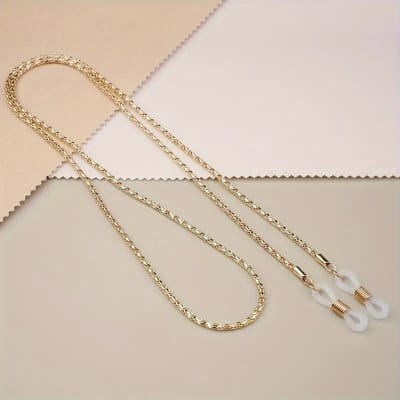 Zonnebrilkoord Goudkleur - Zonnebril koord - Brillenkoord - Zonnebril Ketting - Dames - Goud - Gewoon Leuk!