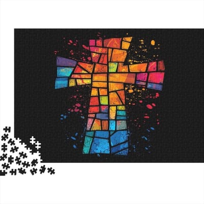 Legpuzzel Volwassenen - Puzzel Stukjes - Ontspanning Thuis - Unieke Vorm Puzzelstukjes - 75x50 cm - Style-16