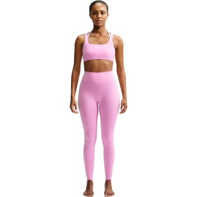 Nike Lange dameslegging met hoge taille en stirrup One - Roze- Dames, Roze XS