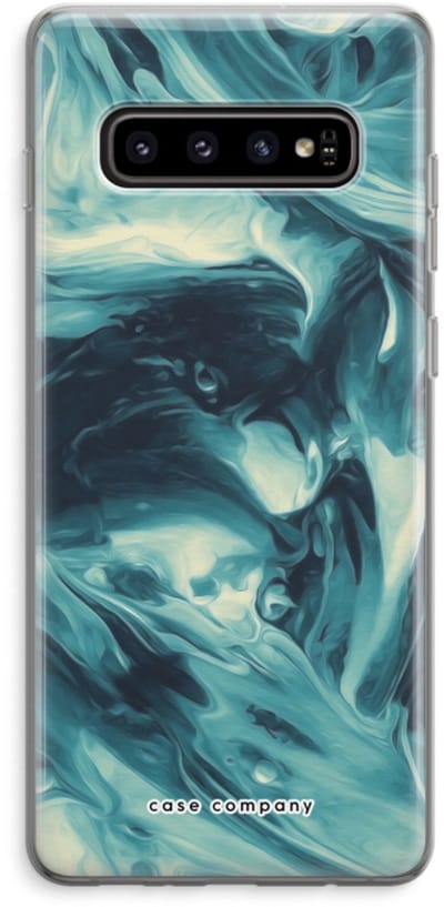 Case Company® - Hoesje geschikt voor Samsung Galaxy S10 Plus hoesje - Dreaming About Whales - Soft Cover Telefoonhoesje - Bescherming aan alle Kanten en Schermrand