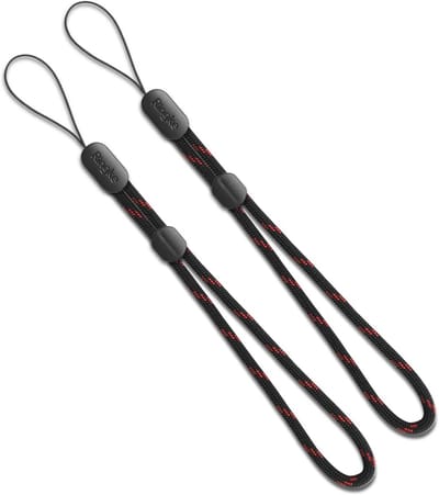 Verstelbare Paracord Lanyard Strap voor Camera, Telefoon, USB, Spelconsole, Sleutels en ID's - 2-pack