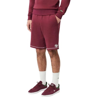 Lacoste Heren Roland Garros Editie Tennisshort (Rood)
