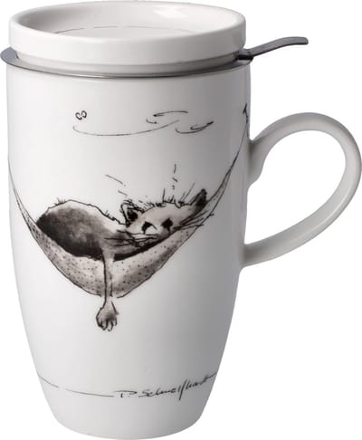 Goebel - Peter Schnellhardt | Thee Mok Lunchpauze | Beker - porselein - 450ml