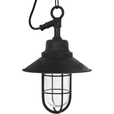 KS Verlichting Hanglamp Ventura Antiek Zwart