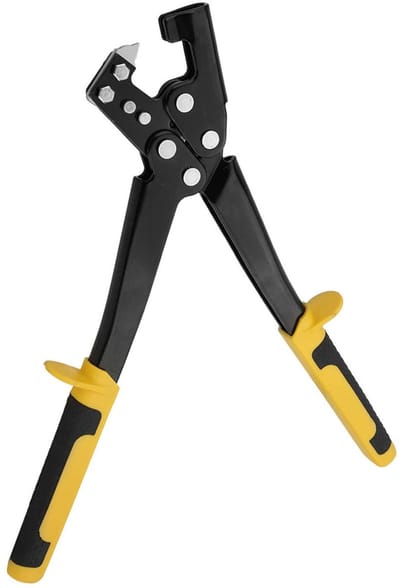 Dailygoods- Ponstang Lichte Stalen Kiel - Antisliphandvat - Handgreep Crimper - Decoratieplafond - Eenvoudige Bediening - Hoogwaardige Staalkwaliteit - Tang