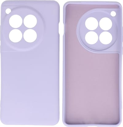 Hoesje Geschikt voor de OnePlus 12 - Fashion Backcover Hoesje - Colorful Telefoonhoesje - Paars