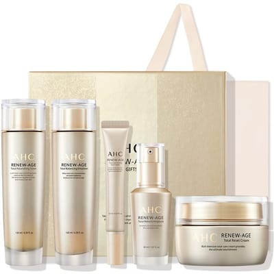 AHC Renew Age Set + shopping bag set beige